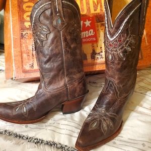 Tony Lama western cowboy boots